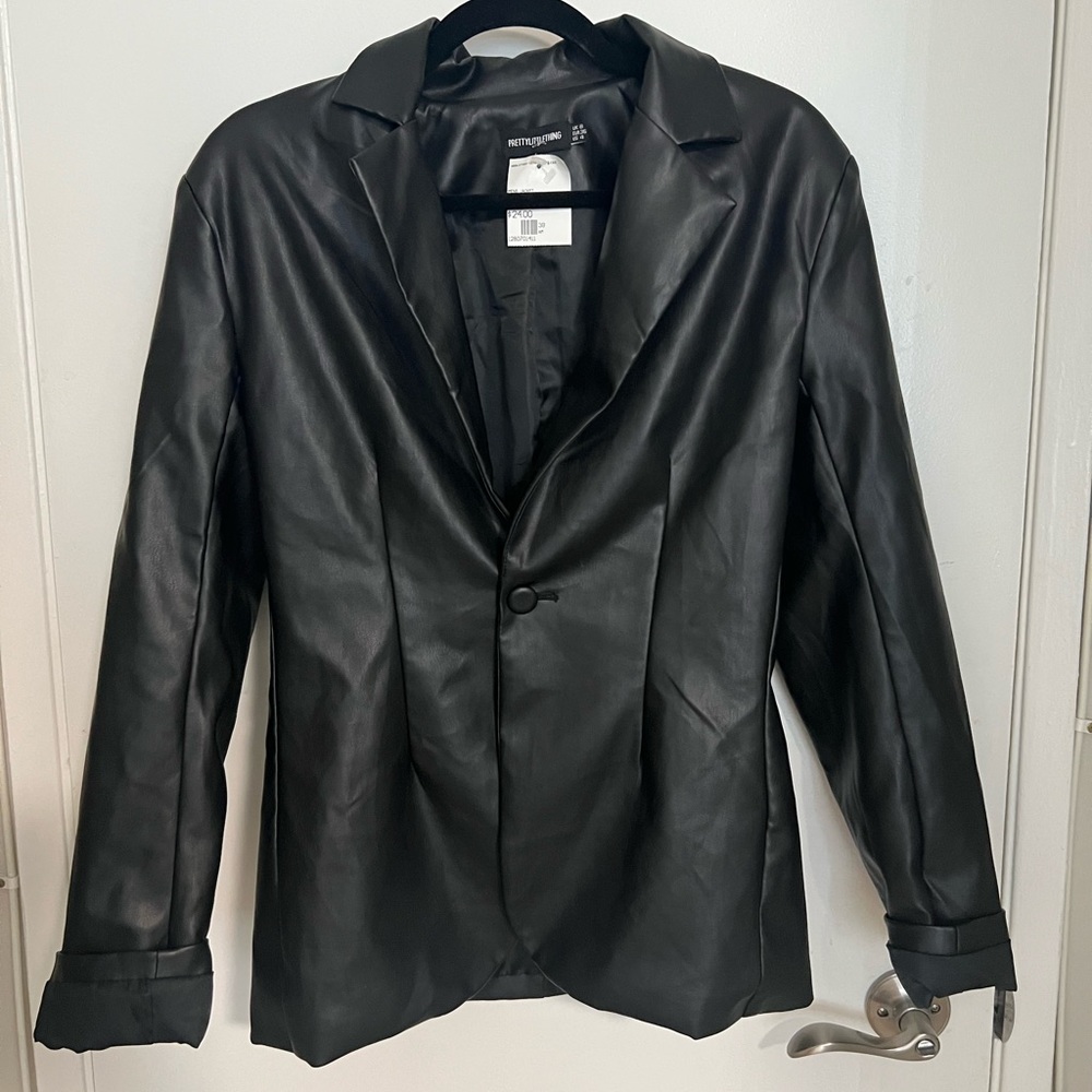 Leather Blazer